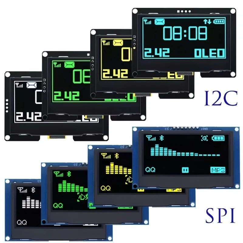 I2C Lcd Display - Módulo de Display OLED de 2,42