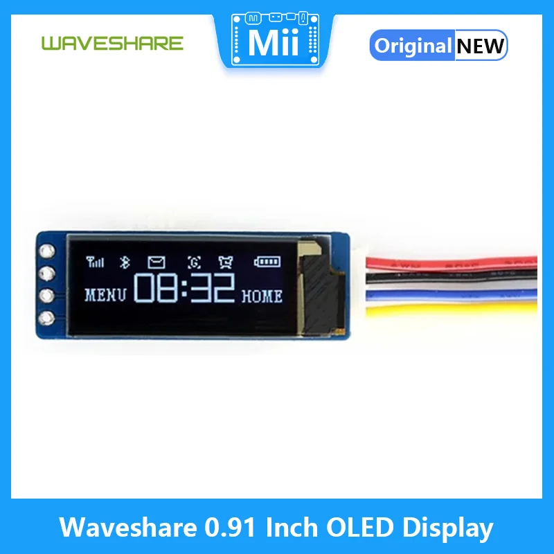 I2C Lcd Display - Waveshare 0.91 Polegada módulo de exibição