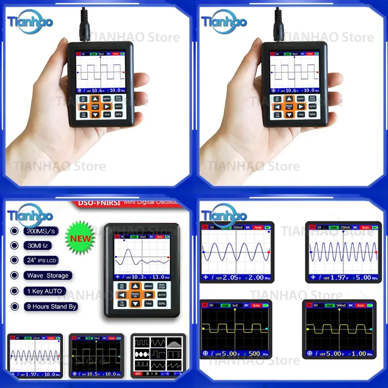 Oscilloscope Dso Mini - Osciloscópio Digital Portátil Mini DSO com