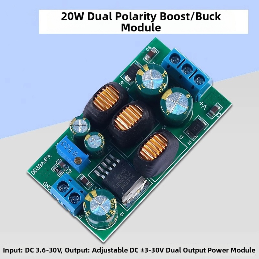 Diy Electronics Board - Conversor DC-DC Ajustável de Saída Dupla