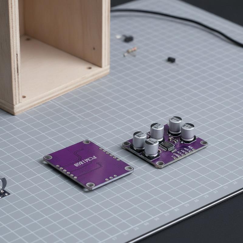 Diy Electronics Board - NOVO Módulo ADC Estéreo PCM1808 de