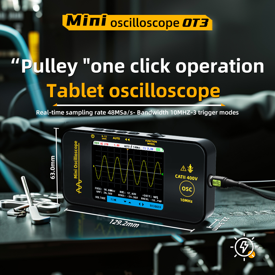 Bside ot3 osciloscópio portáti - Oscilloscope Dso Mini avaliação e preço