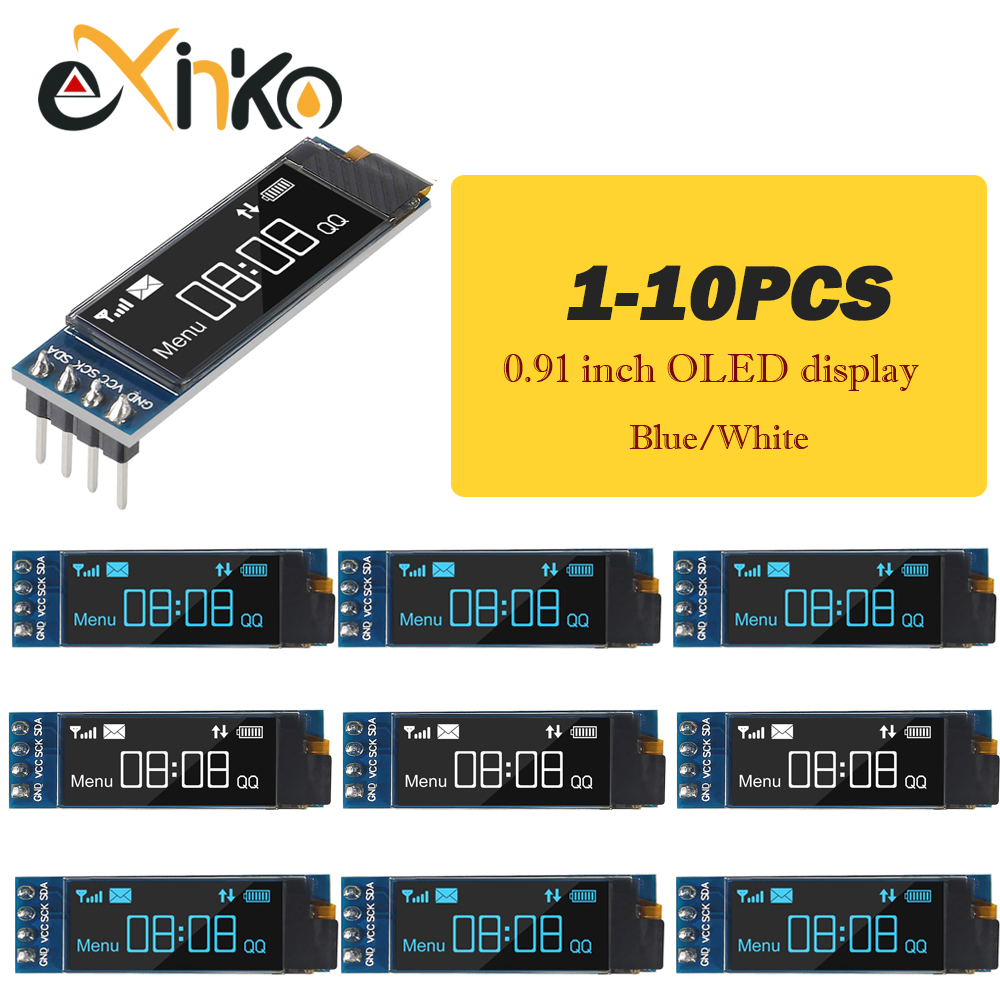 Módulo de Display OLED de 0,91 - I2C Lcd Display avaliação e preço