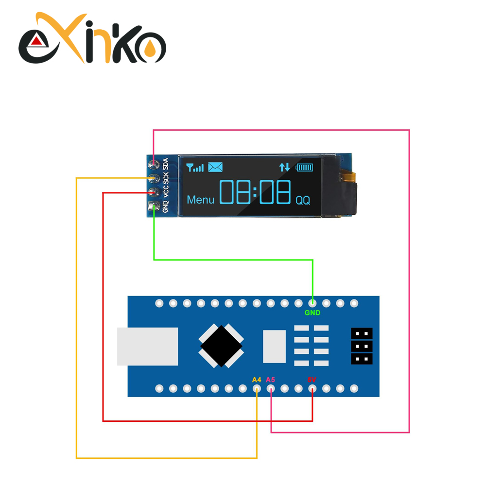 Módulo de Display OLED de 0,91 - I2C Lcd Display avaliação e preço