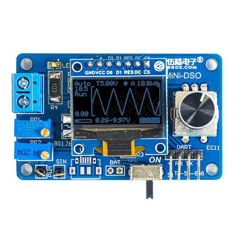 Mini Kit Osciloscópio DOS LCD, - Oscilloscope Dso Mini avaliação e preço
