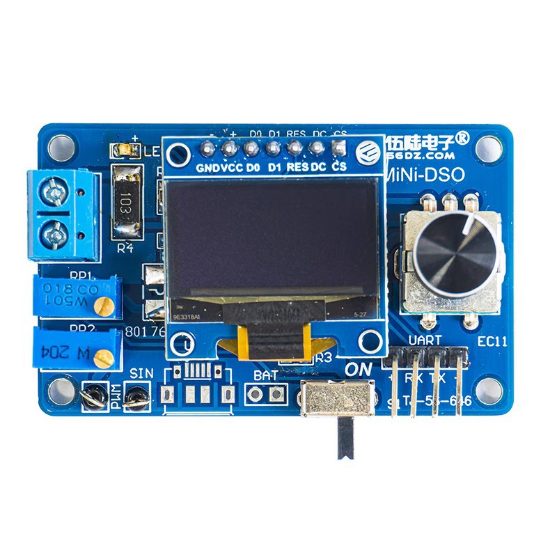 Mini Kit Osciloscópio DOS LCD, - Oscilloscope Dso Mini avaliação e preço