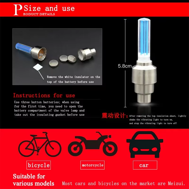LED Motion Sensor Bicycle Ligh - Ldr Light Sensor avaliação e preço