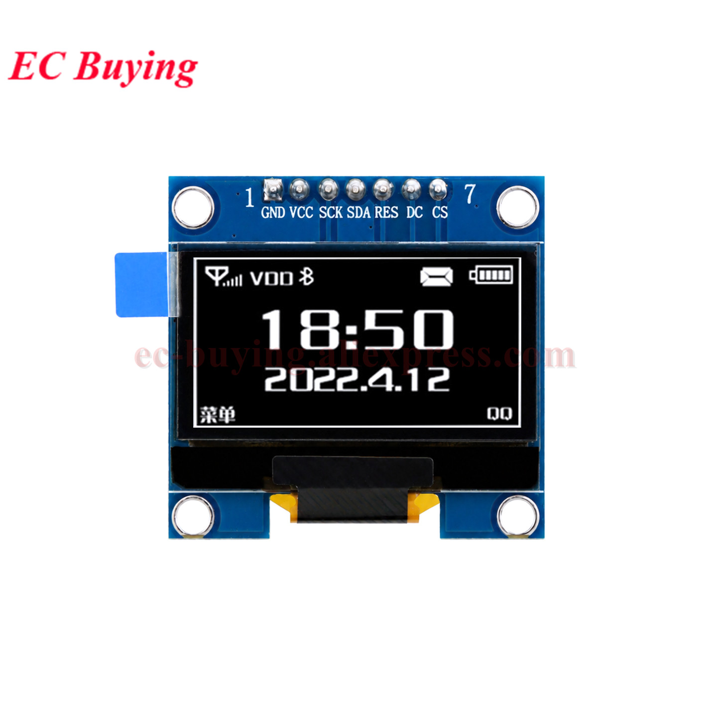 Módulo OLED de 1,3 polegadas,  - I2C Lcd Display avaliação e preço