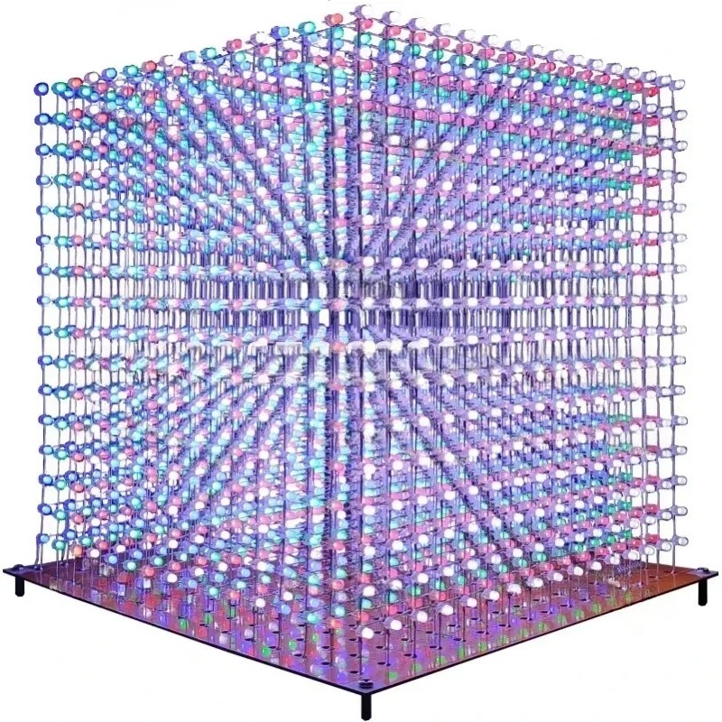 3 D16mini Light Cube Kit 16x16 - Diy Electronic avaliação e preço