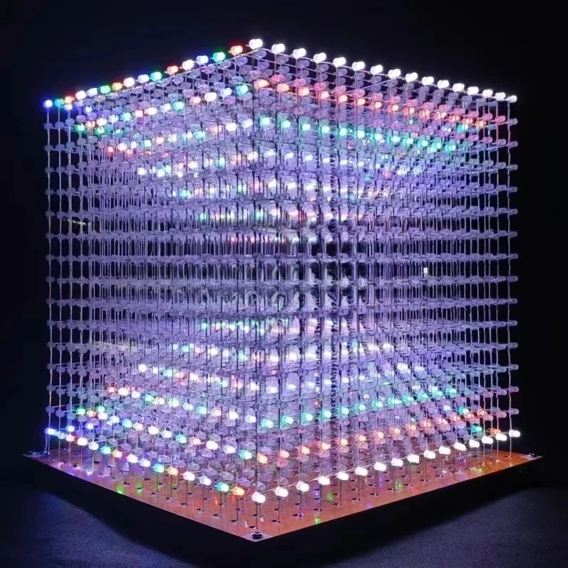3 D16mini Light Cube Kit 16x16 - Diy Electronic avaliação e preço