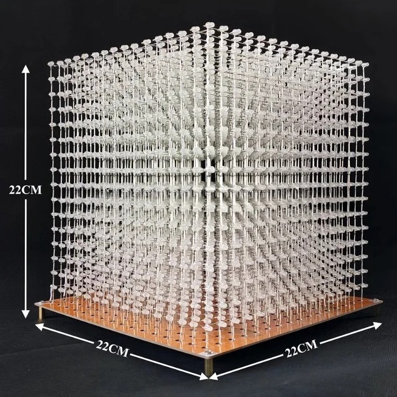 3 D16mini Light Cube Kit 16x16 - Diy Electronic avaliação e preço
