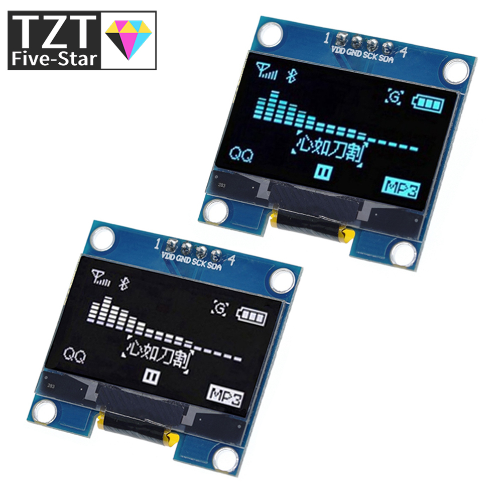 Módulo oled 1.3, 4 pinos, cor  - I2C Lcd Display avaliação e preço