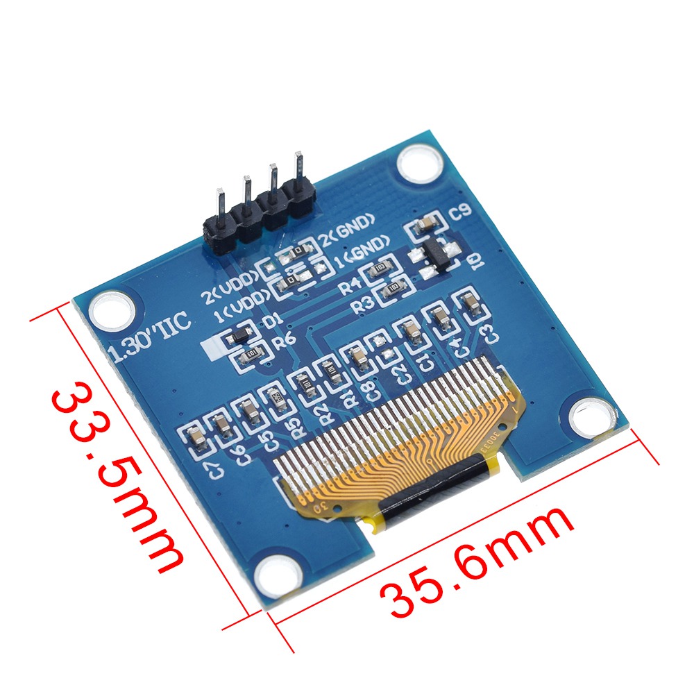 Módulo oled 1.3, 4 pinos, cor  - I2C Lcd Display avaliação e preço