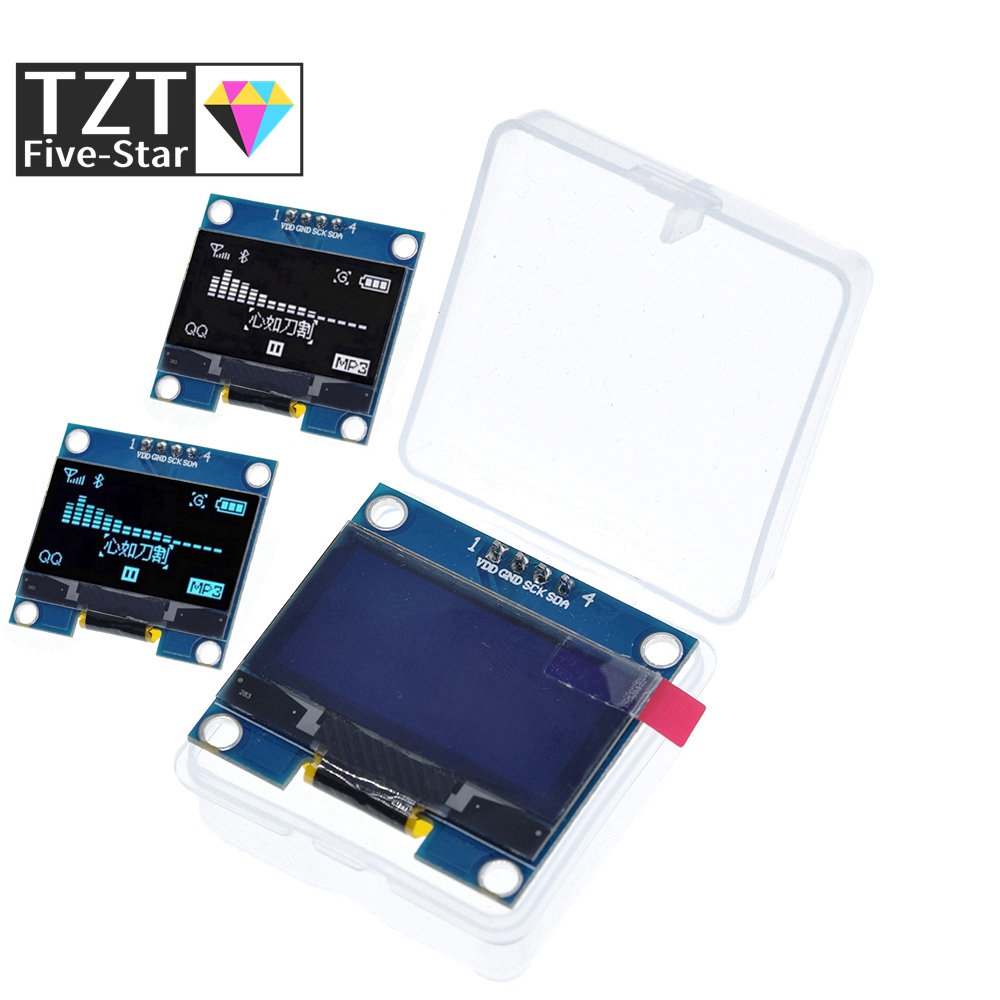 Módulo oled 1.3, 4 pinos, cor  - I2C Lcd Display avaliação e preço