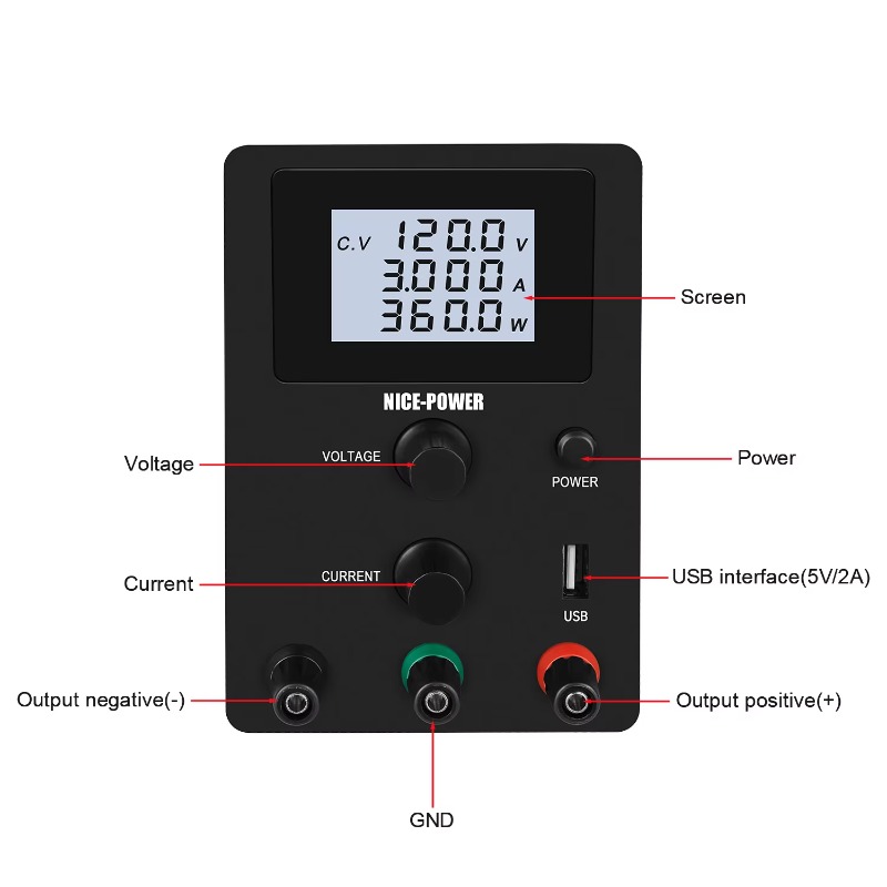 Preço de fábrica fonte de alim - Dc Power Supply Variable avaliação e preço