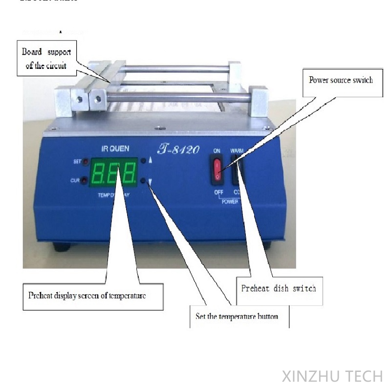 Puhui T-8120 pré-aquecedor ir  - Hot Air Rework Station avaliação e preço